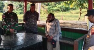 Mau Melintas ke Papua Nugini, Pimpinan KKB Ditangkap Satgas Pamtas RI-PNG