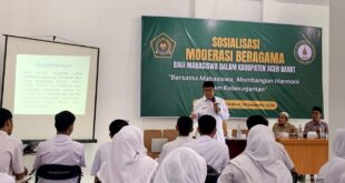 FKUB & Kemenag Aceh Barat Bekali Mahasiswa dengan Moderasi Beragama