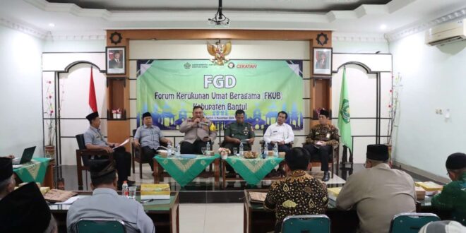 FKUB Bantul Gelar FGD untuk Tingkatkan Keharmonisan Beragama