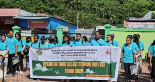 Tour Religi Pemuda Kristen Perkuat Toleransi dan Kerukunan Umat di Papua Barat