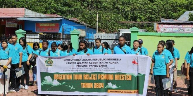 Tour Religi Pemuda Kristen Perkuat Toleransi dan Kerukunan Umat di Papua Barat