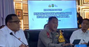 Bom di Masjid SMAN 72 Jakarta Diduga Diledakkan Jarak Jauh Pakai Remote