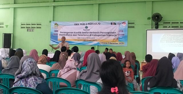 Bangun Kesadaran Kebangsaan, SMK PGRI 3 Sidoarjo Gaungkan Antiradikalisme