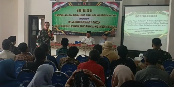 TMMD ke-130 Kodim Malang-Batu Perkuat Wawasan Kebangsaan untuk Cegah Radikalisme di Desa